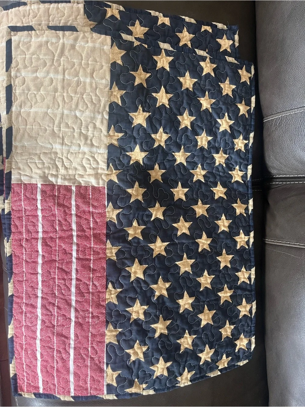N/A patriotic quilted